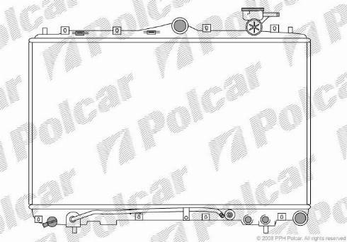 Polcar 4022081X - Radiators, Motora dzesēšanas sistēma autodraugiem.lv