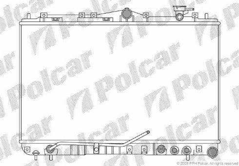 Polcar 402208-1 - Radiators, Motora dzesēšanas sistēma autodraugiem.lv