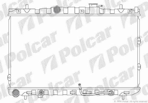 Polcar 4113085X - Radiators, Motora dzesēšanas sistēma autodraugiem.lv