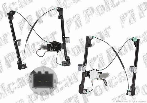 Polcar 4311PSE2 - Stikla pacelšanas mehānisms autodraugiem.lv