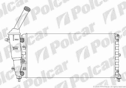 Polcar 420208-2 - Radiators, Motora dzesēšanas sistēma autodraugiem.lv