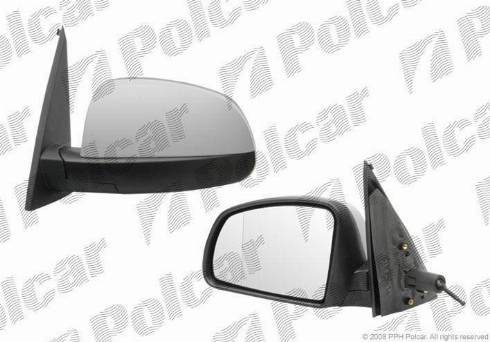 Polcar 5559522M - Ārējais atpakaļskata spogulis autodraugiem.lv