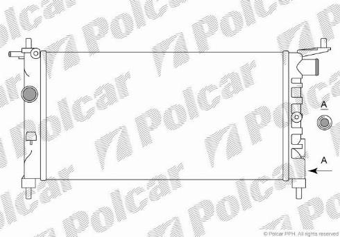 Polcar 555508B1 - Radiators, Motora dzesēšanas sistēma autodraugiem.lv