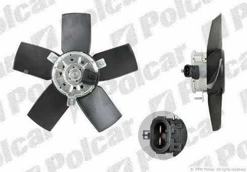 Polcar 555523U5 - Ventilators, Motora dzesēšanas sistēma autodraugiem.lv