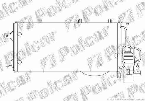 Polcar 5556K82X - Kondensators, Gaisa kond. sistēma autodraugiem.lv