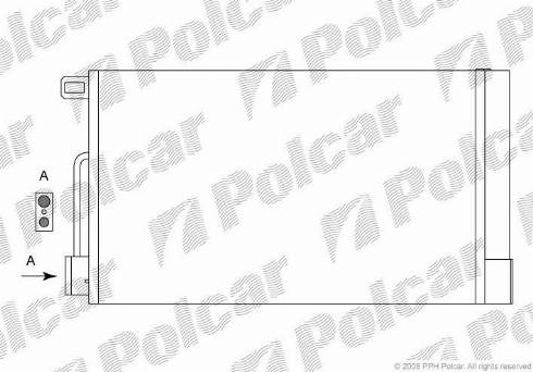 Polcar 5558K81X - Kondensators, Gaisa kond. sistēma autodraugiem.lv