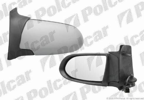 Polcar 5560524M - Ārējais atpakaļskata spogulis autodraugiem.lv
