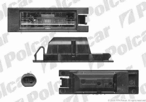 Polcar 5509959X - Numurzīmes apgaismojuma lukturis autodraugiem.lv