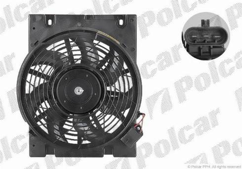 Polcar 550823W2 - Ventilators, Motora dzesēšanas sistēma autodraugiem.lv