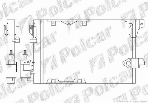 Polcar 5508K81X - Kondensators, Gaisa kond. sistēma autodraugiem.lv