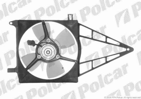 Polcar 550723W1 - Ventilators, Motora dzesēšanas sistēma autodraugiem.lv