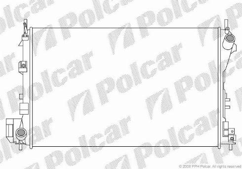 Polcar 5518082X - Radiators, Motora dzesēšanas sistēma autodraugiem.lv