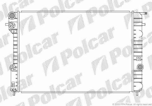 Polcar 552708-1 - Radiators, Motora dzesēšanas sistēma autodraugiem.lv