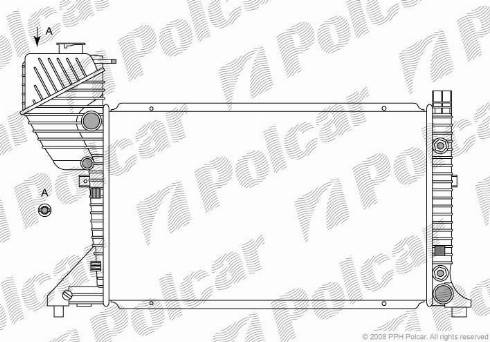 Polcar 506308-2 - Radiators, Motora dzesēšanas sistēma autodraugiem.lv