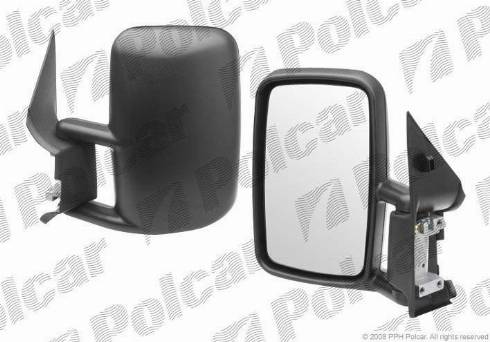 Polcar 506251-M - Ārējais atpakaļskata spogulis, Vadītāja kabīne autodraugiem.lv