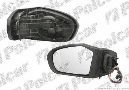 Polcar 5006516M - Ārējais atpakaļskata spogulis autodraugiem.lv