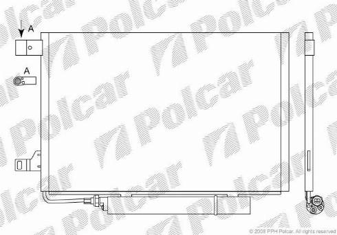 Polcar 5006K81X - Kondensators, Gaisa kond. sistēma autodraugiem.lv