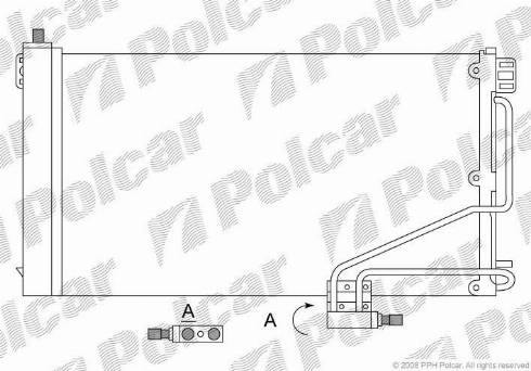 Polcar 5003K81X - Kondensators, Gaisa kond. sistēma autodraugiem.lv