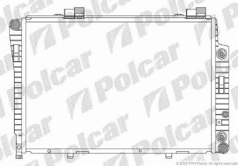 Polcar 5002084X - Radiators, Motora dzesēšanas sistēma autodraugiem.lv