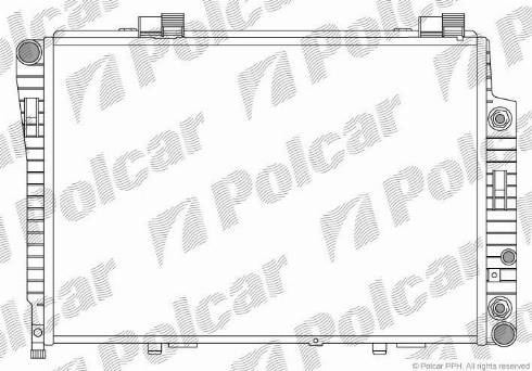 Polcar 5002082X - Radiators, Motora dzesēšanas sistēma autodraugiem.lv