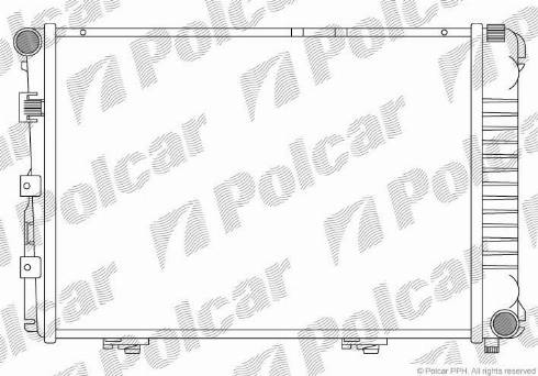 Polcar 501408-1 - Radiators, Motora dzesēšanas sistēma autodraugiem.lv