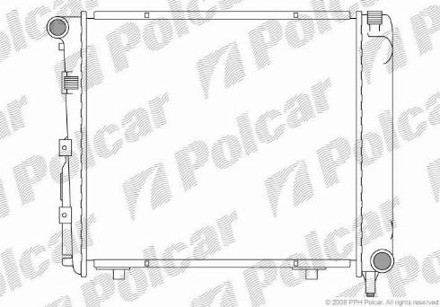 Polcar 501408-2 - Radiators, Motora dzesēšanas sistēma autodraugiem.lv