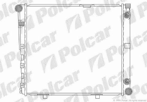 Polcar 501408-7 - Radiators, Motora dzesēšanas sistēma autodraugiem.lv