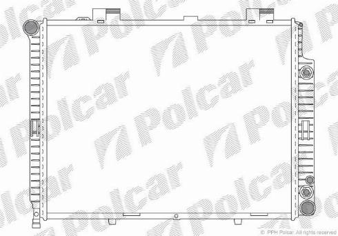 Polcar 5015081X - Radiators, Motora dzesēšanas sistēma autodraugiem.lv