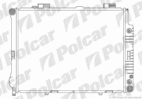 Polcar 501508-1 - Radiators, Motora dzesēšanas sistēma autodraugiem.lv