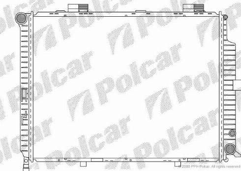 Polcar 501508-7 - Radiators, Motora dzesēšanas sistēma autodraugiem.lv