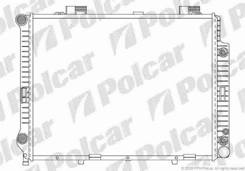 Polcar 501508 - Radiators, Motora dzesēšanas sistēma autodraugiem.lv