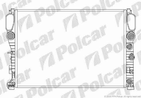 Polcar 5016083X - Radiators, Motora dzesēšanas sistēma autodraugiem.lv