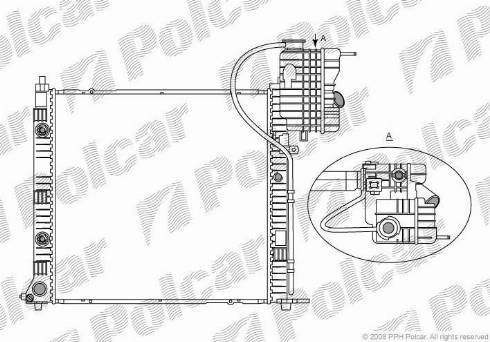 Polcar 5012084X - Radiators, Motora dzesēšanas sistēma autodraugiem.lv