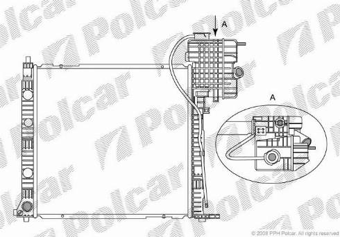 Polcar 5012087X - Radiators, Motora dzesēšanas sistēma autodraugiem.lv