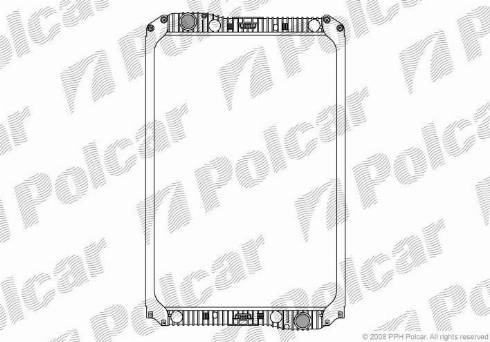 Polcar 508108-1 - Radiators, Motora dzesēšanas sistēma autodraugiem.lv