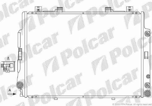 Polcar 5024086X - Radiators, Motora dzesēšanas sistēma autodraugiem.lv