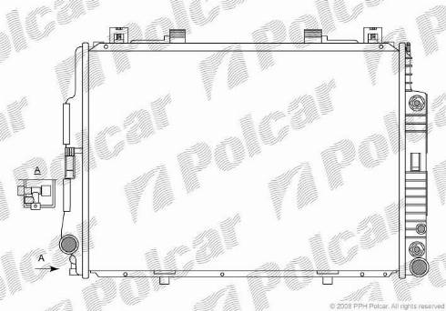 Polcar 502408-6 - Radiators, Motora dzesēšanas sistēma autodraugiem.lv