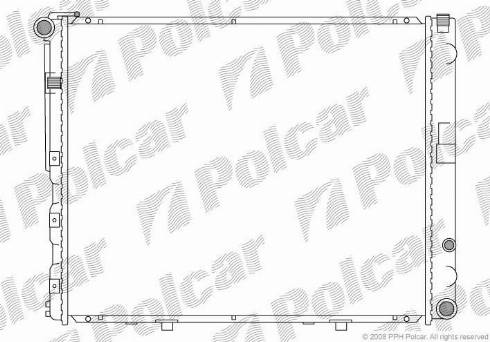 Polcar 502408-1 - Radiators, Motora dzesēšanas sistēma autodraugiem.lv