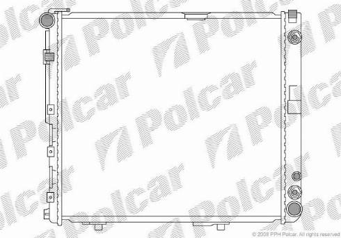 Polcar 5024083X - Radiators, Motora dzesēšanas sistēma autodraugiem.lv