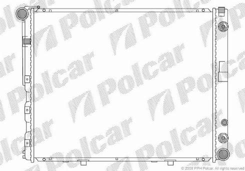 Polcar 502408-2 - Radiators, Motora dzesēšanas sistēma autodraugiem.lv