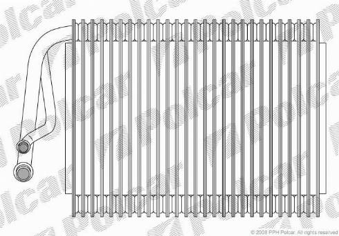 Polcar 5025P8-1 - Iztvaikotājs, Gaisa kondicionēšanas sistēma autodraugiem.lv