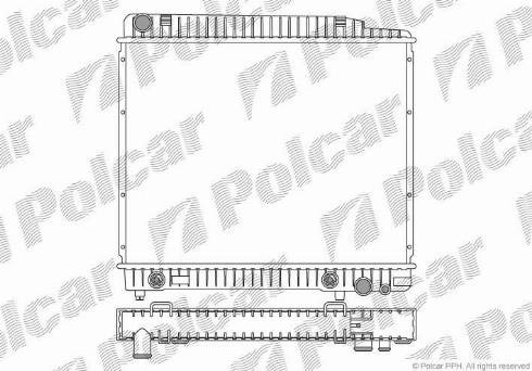 Polcar 5026082X - Radiators, Motora dzesēšanas sistēma autodraugiem.lv