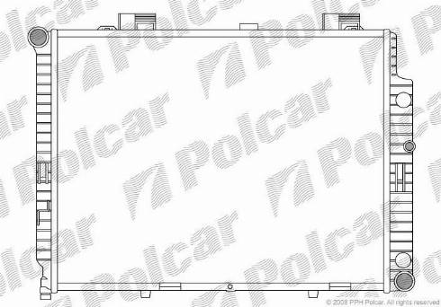 Polcar 502108-4 - Radiators, Motora dzesēšanas sistēma autodraugiem.lv