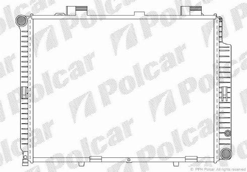 Polcar 5021081X - Radiators, Motora dzesēšanas sistēma autodraugiem.lv