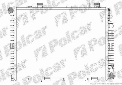 Polcar 502108-1 - Radiators, Motora dzesēšanas sistēma autodraugiem.lv