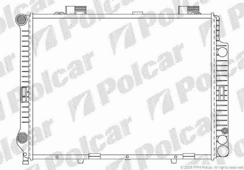 Polcar 502108-2 - Radiators, Motora dzesēšanas sistēma autodraugiem.lv