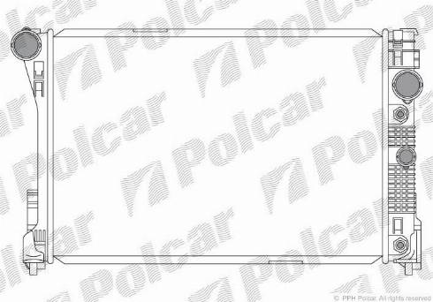Polcar 507008-3 - Radiators, Motora dzesēšanas sistēma autodraugiem.lv