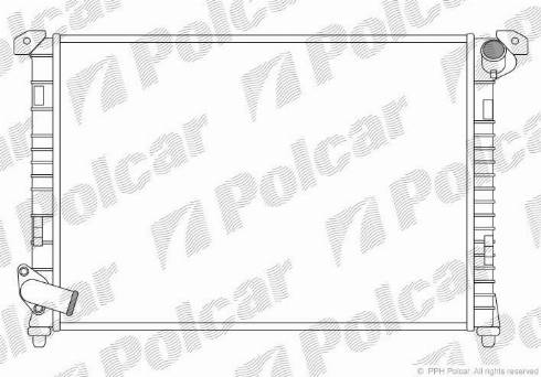 Polcar 510108-3 - Radiators, Motora dzesēšanas sistēma autodraugiem.lv