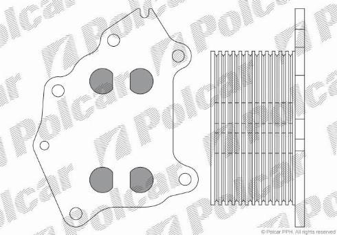 Polcar 5102L8-2 - Eļļas radiators, Motoreļļa autodraugiem.lv