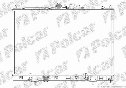 Polcar 526908-2 - Radiators, Motora dzesēšanas sistēma autodraugiem.lv